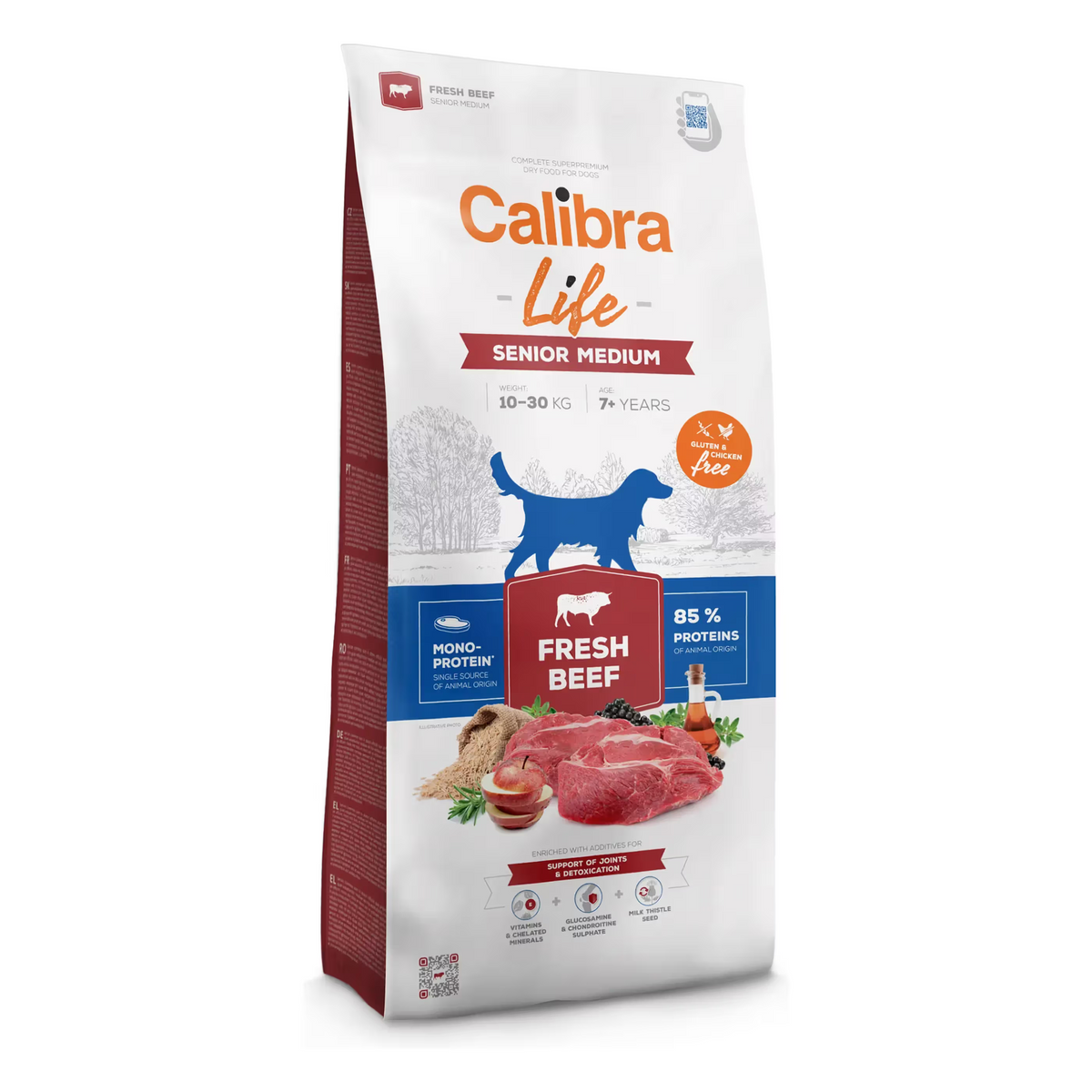 Calibra Cão Life Sénior Médio Vitela