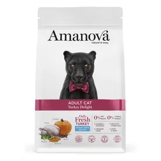 AMANOVA GATO ADULT PERU & ABOBORA NO GRAIN