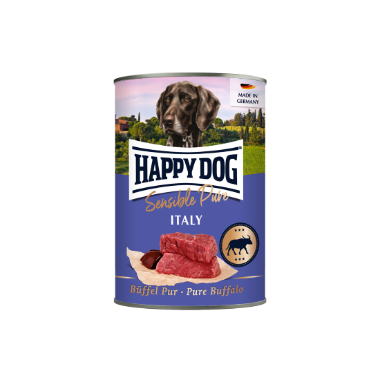 Happy Dog Sensible Pure Italy Adult Dog Buffalo Grain-Free - Wet dog food for dogs with food sensitivities
