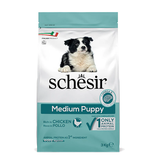 Schesir Medium Puppy Dog Chicken - Dry dog food