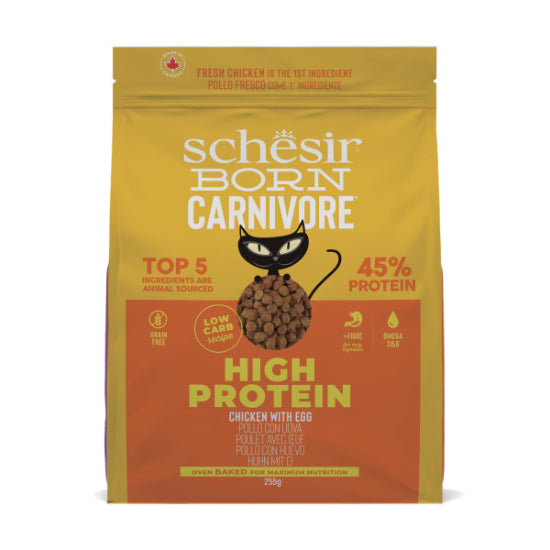Schesir Born Carnivore Cat Adult Chicken & Egg Cat Food