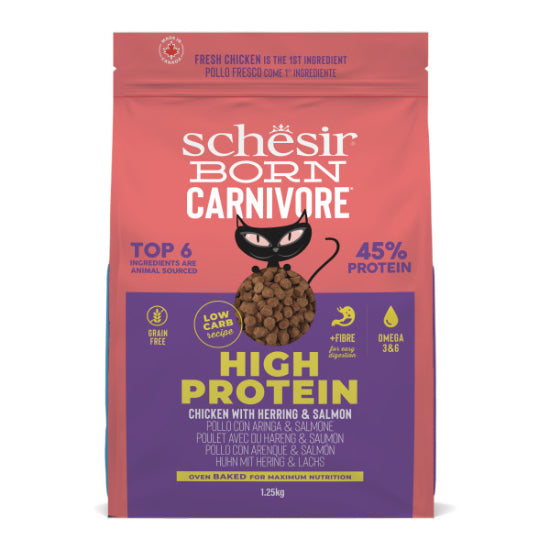Schesir Born Carnivore Adult Cat Chicken Grain-Free - Dry cat food