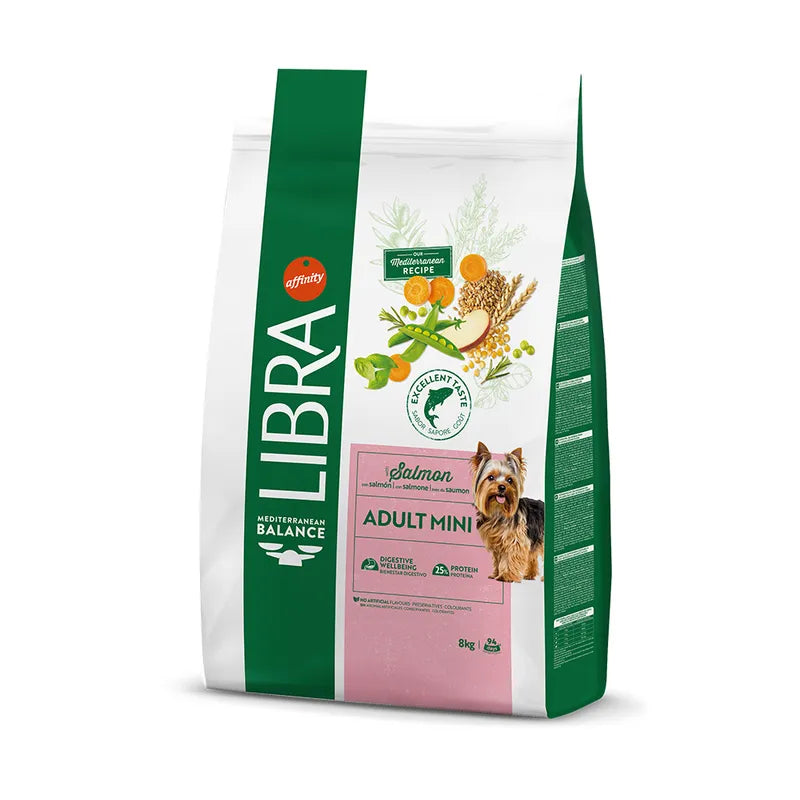 Ração para Cão Libra Dog Adult Mini | Salmon | 8 Kg