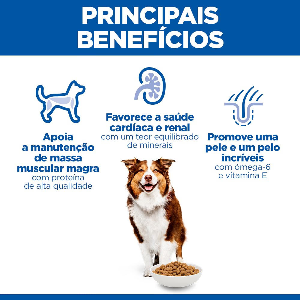 Hills Science Plan Medium Mature Adulto 7+ Cão Frango - Ração seca para cão