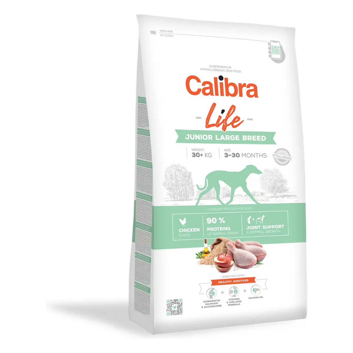 Calibra Perro Life Júnior Raza Grande Pollo