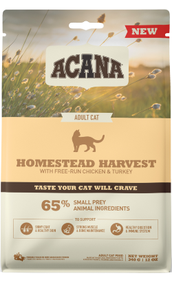 Ração para Gatos Acana Cat Homestead Harvest | 4,5 kg
