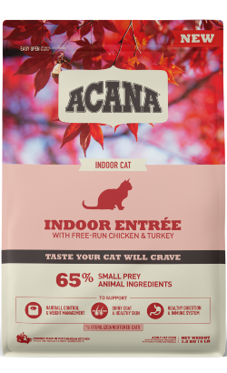 Ração para Gatos Acana Cat Indoor Entrée | 1,8 kg