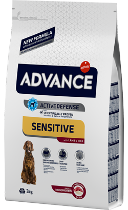 Ração para Cão Advance Dog Adult Sensitive Lamb & Rice | 3 kg