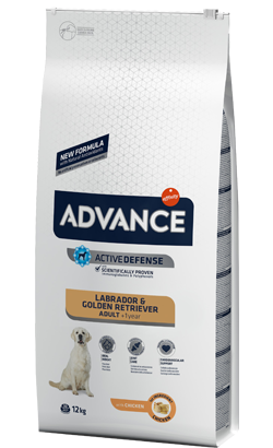Ração para Cão Advance Dog Labrador & Golden Retriever Adult | 11,5 kg