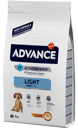 Ração para Cão Advance Dog Mini Light Chicken & Rice | 3 kg