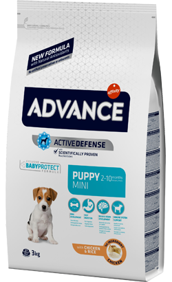 Ração para Cão Advance Dog Mini Puppy Chicken & Rice | 3 kg