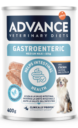 Alimentação Veterinária húmida para Cão Advance Vet Dog Gastroenteric | Wet (Lata) | 400 g