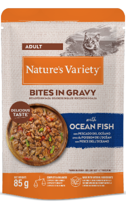 Alimento húmido para Gatos Natures Variety Cat Pedaços em Molho Peixe Oceano | Wet (Saqueta) | 22 x 85 g