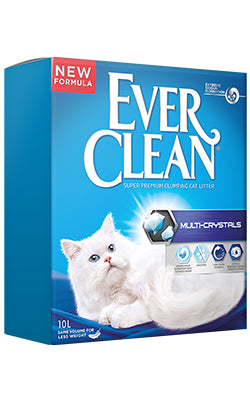 Areia Auto Aglomerante Ever Clean Multi-Crystals | 10 Litros