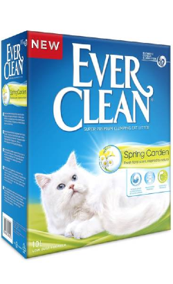 Areia para Gatos Auto Aglomerante Ever Clean Spring Garden | 10 L