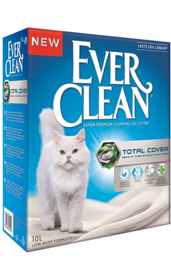 Areia para Gatos Auto Aglomerante Ever Clean Total Cover | 6 Litros