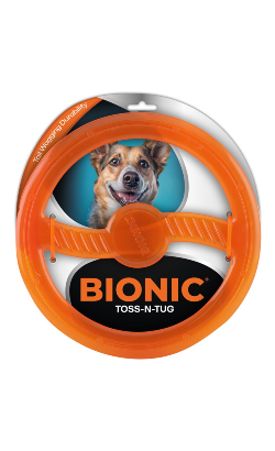 Brinquedo para cão Bionic Toss-N-Tug Ring | 22,7 cm
