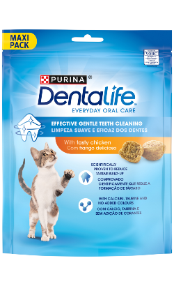 Biscoitos para Gato Purina Dentalife Chicken Maxipack | 140 g