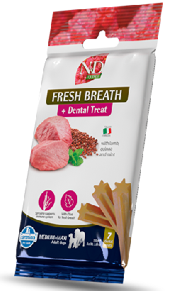 Biscoitos para cão N&D Quinoa Dog Fresh Breath Adult Medium Maxi | 110 g