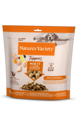 Biscoitos para cão Natures Variety Dog Freeze Dried Toppers Chicken | 40 g