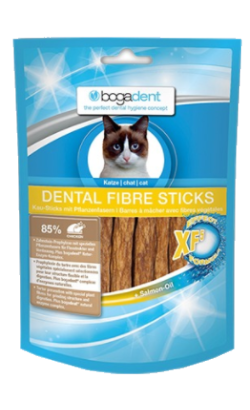 Biscoitos Bogadent Gato Dental Fibre Sticks para Gatos | 50 gr