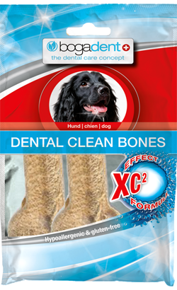 Snack para cão Bogadent Ossos Limpeza Dentária | 2 x 60 g