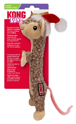 Brinquedo para Gato Kong Holiday Cat Luvs Mouse | 1 unidade (H25C145)