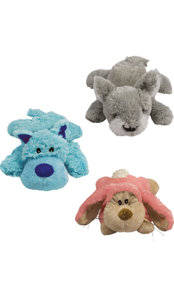 Brinquedo para cão Kong Cozie Pastels - Personagens sortidas | M - (ZYP2E)