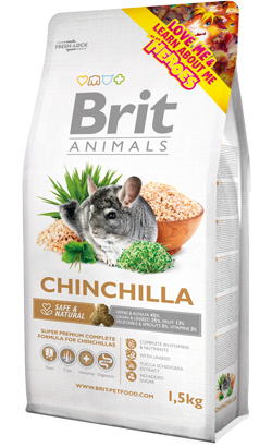 Ração para Roedores Brit Animals Chinchilla | 1,5 kg