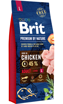 Ração para Cão Brit Premium by Nature Adult Large Dog | 15 kg