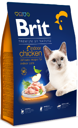 Ração para Gatos Brit Premium by Nature Cat Indoor Chicken | 8 kg