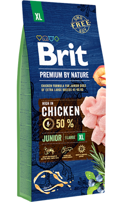 Ração para Cão Brit Premium by Nature Junior Giant Dog | 15 kg