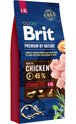 Ração para Cão Brit Premium by Nature Senior Large & Giant Dog | 15 kg