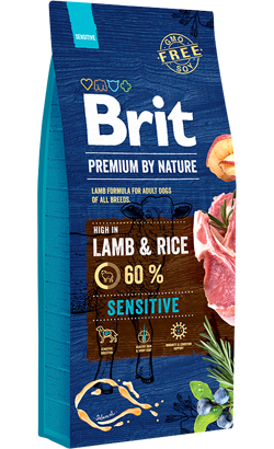 Brit Premium by Nature Sensitive Dog Lamb & Rice | 15 kg