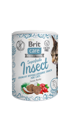Brit Care Cat Snack Superfruits Insect | 100 g