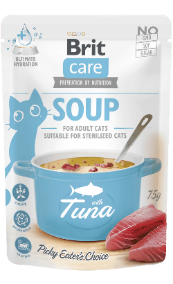 Ração húmida para Gatos Brit Care Cat Soup with Tuna| Wet (Saqueta) | 75 g