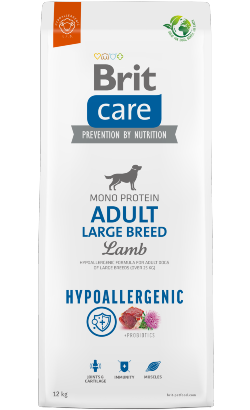 Ração para Cão Brit Care Dog Adult Large Breed Hypoallergenic | Lamb | 12 kg