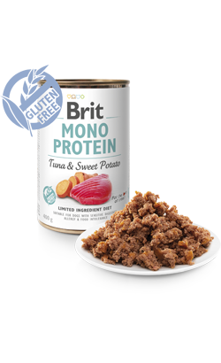 Brit Care Dog Mono Protein Tuna & Sweet Potato | Wet (Lata) | 6 x 400 g