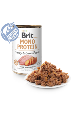 Brit Care Dog Mono Protein Turkey & Sweet Potato | Wet (Lata) | 6 x 400 g