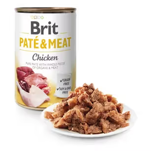 Brit Care Paté & Meat Perro Adulto Pollo Grain-Free - Comida húmeda para perro