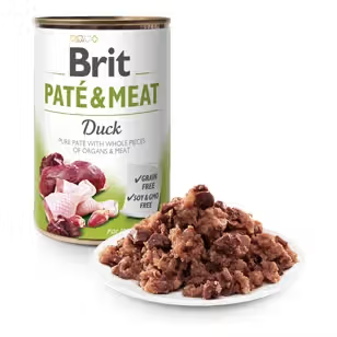 Brit Care Paté & Meat Adult Dog Grain-Free Duck - Wet dog food