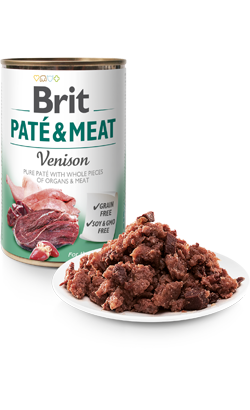 Brit Care Dog Paté & Meat Venison | Wet (Lata) | 6 x 400 g