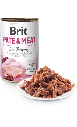 Brit Care Dog Paté & Meat for Puppy | Wet (Lata) | 6 x 400 g