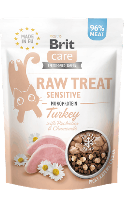 Brit Care Raw Treat Cat Sensitive | Turkey | 40 g