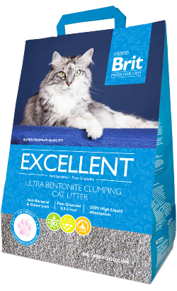 Areia para Gatos Brit Fresh for Cats Excellent Ultra Bentonite | 5 kg