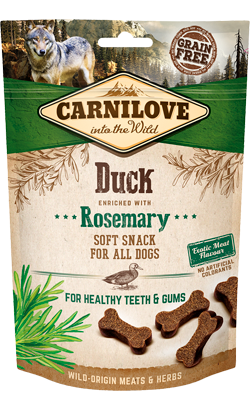 Carnilove Dog Soft Snack Duck & Rosemary | 200 g