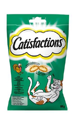 Biscoitos Catisfactions Snack Peru para Gatos | 6 x 60 g