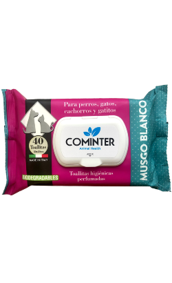 Cominter Toalhetes | Musgo Blanco | 40 toalhetes