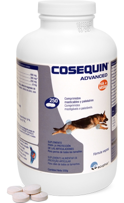 Comprimido Condroprotector Cosequin Advanced para cão | 250 Comprimidos