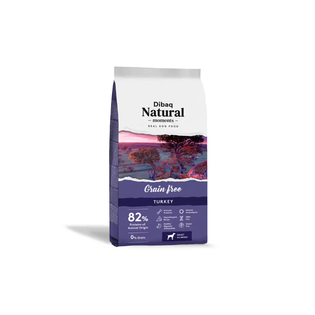 Dibaq Natural Moments Cão Adulto Peru - Ração seca para cão